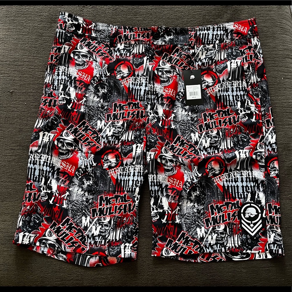 Metal Mulisha swim trunks